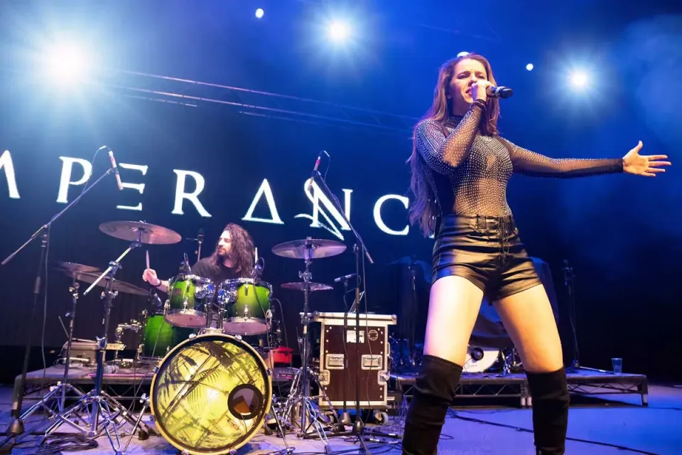 Temperance with guest vocalist Lina Victoria — KK’s Steel Mill, Wolverhampton